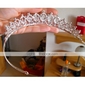 nydelig legering brude tiara / headpiece