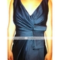 Sheath / Column V-neck Short / Mini Satin Bridesmaid/ Wedding Party Dress With A Wrap