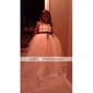 Ball Gown Spaghetti Straps Floor-length Satin Tulle Flower Girl Dress