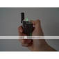 Windproof Metal Oil Lighter With Green LED Light