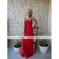 Sheath/ Column Sweetheart Sweep/ Brush Train Chiffon Elastic Woven Satin Evening Dress