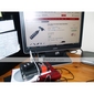4-Port USB 2.0-Hub Switch Adapter (schwarz / weiß)