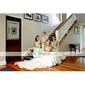 Empire One Shoulder Floor-length Chiffon Over Mading Bridesmaid Dress  