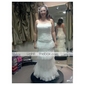 Trumpet / Mermaid Sweetheart Sweep / Brush Train Wedding Dress