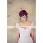 Chiffon A-line Floor-length Evening Dress