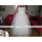 Ball Gown Sweetheart Floor-length Satin Organza Wedding Dress