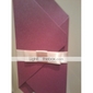 Vintage Sparkling Purple Wedding Invitation With Gold Ribbon (Set of 60)
