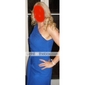 Chiffon Sheath/Column One Shoulder Floor-length Evening Dress inspired by Sigourney Weaver at Golden Globe 
