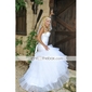Trumpet/ Mermaid Sweetheart Floor-length Organza Tiered Wedding Dress