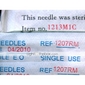 200 Pcs Sterilized Assorted RS Tattoo Needles (Size 3 5 7 9)