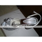 satinato tacchi alti sandali con il cinturino in alto con i pattini bowknot strass / nozze sposa (0.984-r-021)