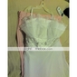 Sheath/Column Scalloped-Edge Sweep/Brush Train Chiffon Wedding Dress 