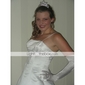 A-line/Princess Spaghetti Straps Sleeveless Floor-length Satin Wedding Dress 