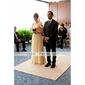 Sheath/Column One Shoulder Floor-length Chiffon Bridesmaid Dress