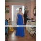 VEVILA - Vestido de Fiesta de boda o de Dama de honor de Gasa y Satén elástico