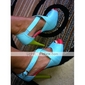 Leatherette Upper Gladiator Sandals Stiletto Heel Shoes More Colors