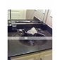 Brass Waterfall Bathroom Sink Faucet with Stainless Steel Spout (Widespread)