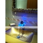 Color Changing LED Waterfall Bathroom Sink Faucet (Chrome Finish)