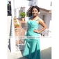 A-line Straps Floor-length Chiffon Mother of the Bride Dress