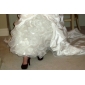 Trumpet/ Mermaid One Shoulder Court Train Taffeta Wedding Dress