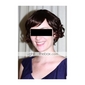 Capless Chin Length High Quality Synthetic Nature Look Dark Brown Curly Hair Wig
