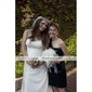 Elegant Organza/ Satin With Imitation Pearl Round Wedding Bouquet /Bridal Bouquet