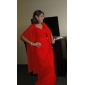 Sheath/ Column V-neck Floor-length Chiffon Matte Satin Mother of the Bride Dress