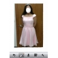 A-line/Princess Square Knee-length Chiffon Wedding Dress 