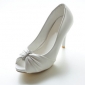 Leatherette Upper Stiletto Heel Pumps With Rhinestone Wedding Shoes.More Colors Available