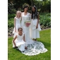 Sheath/ Column Court Train Satin Lace Wedding Dress