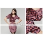 TS Swallow Grid Sheath Dress