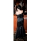 Trumpet/Mermaid Off-the-shoulder Floor-length Satin Evening Dress 