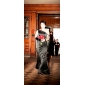 Trumpet/Mermaid Off-the-shoulder Floor-length Satin Evening Dress 