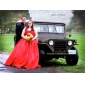 Ball Gown Strapless Floor-length Taffeta Prom/ Evening Dress