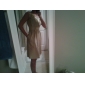 Sheath/Column Scoop Knee-length Taffeta Bridesmaid Dress
