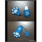 2gb собака лапу мультяшном стиле USB Flash Drive (фиолетовый)