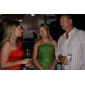 Organza Stretch Satin Sheath/Column Strapless Evening Dress 