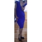 TS V Neck Ruffle Bodycon Dress(2 Colors)