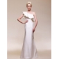 Taffeta Trumpet/ Mermaid One Shoulder Floor-length Evening Dress inspired by Renee Bargh