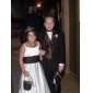 A-line Spaghetti Straps Floor-length Satin Flower Girl Dress