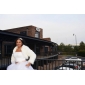 Long Sleeves Faux Fur Special Occasion/ Wedding Jacket/ Wrap