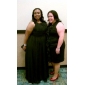 Sheath/Column Scoop Floor-length Chiffon Bridesmaid Dress