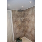 Messing LED Dusche Wasserhahn mit 10-Zoll Duschkopf + Handbrause