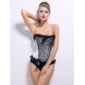 satijnen strapless voorkant busk sluiting korsetten bruiloft shapewear meer kleuren beschikbaar