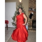Taffeta Trumpet/ Mermaid One Shoulder Floor-length Evening Dress