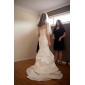 Trumpet/Mermaid Sweetheart Court Train Satin Wedding Dress 