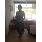 Sheath/ Column High Neck Asymmetrical Stretch Satin Cocktail Dress