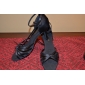 Satin Upper High Heel Dance Shoes Latin shoes Ballroom Practice Shoes for Women More Colors