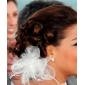 nydelig tulle med fjær / imitasjon perle bryllup brude headpiece