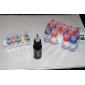 17 bouteilles d'encre de tatouage / 10 * 15ml, 6 5ml * et 1 * 30ml